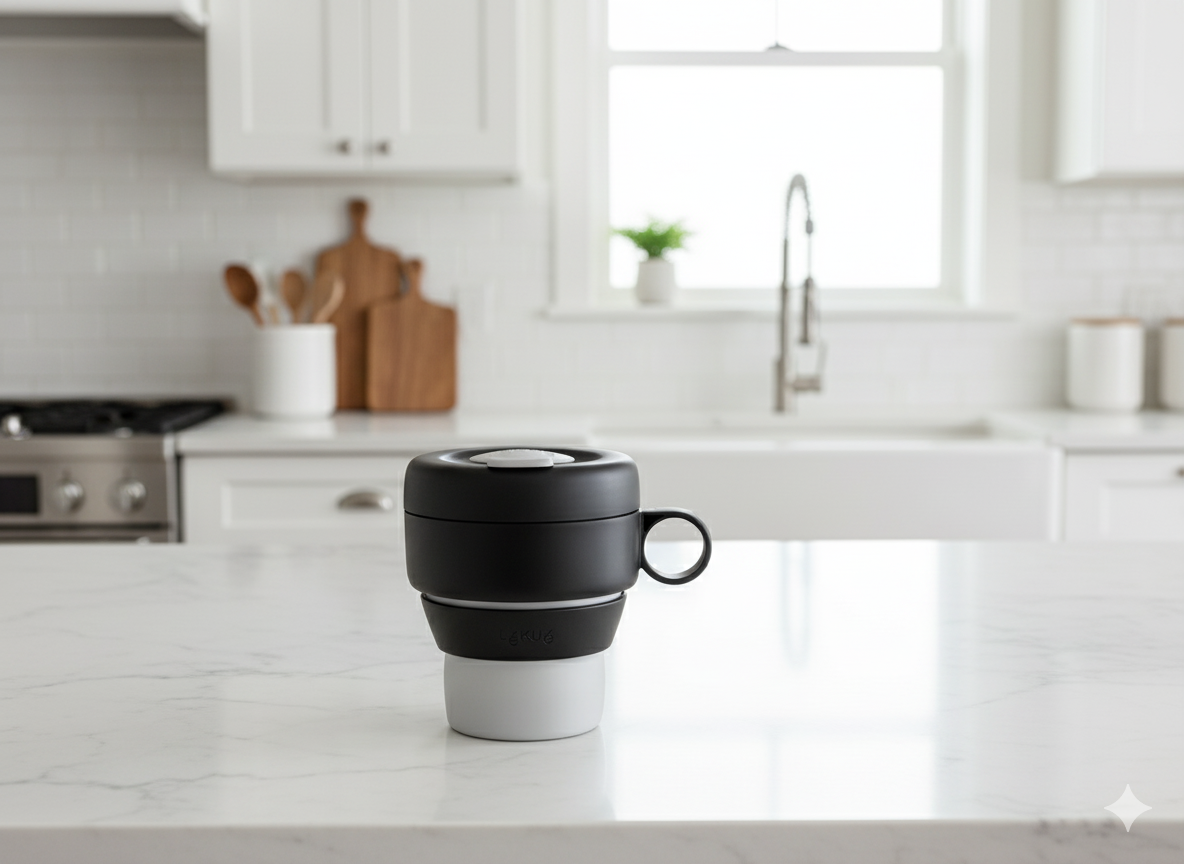 Mug To Go 350 ml Gris Lékué