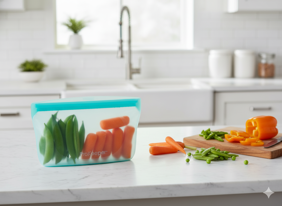 Bolsa Silicona Azul 355 ml Progressive