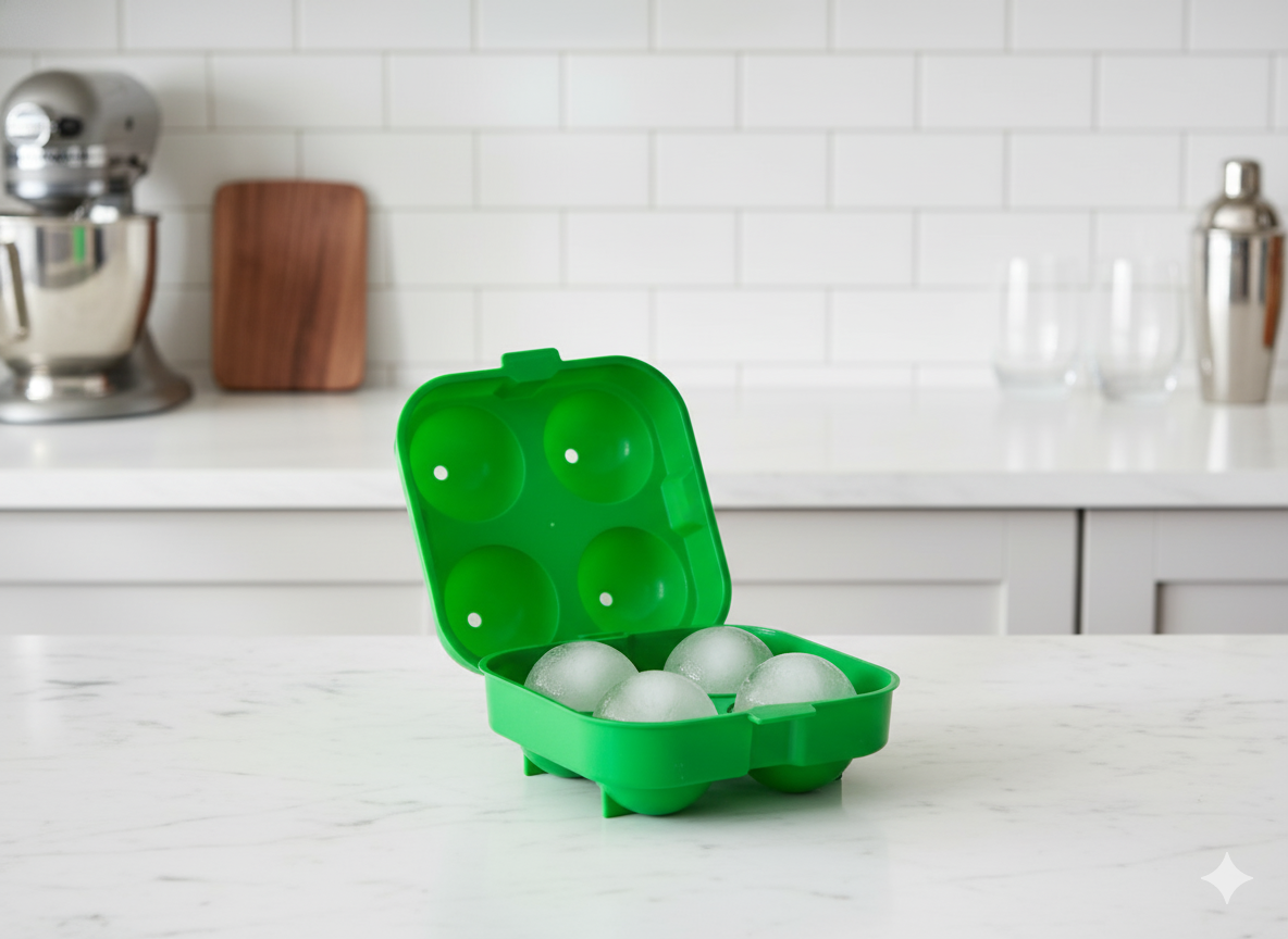 Bandeja de Silicona para Hielos Redondos Vin Bouquet