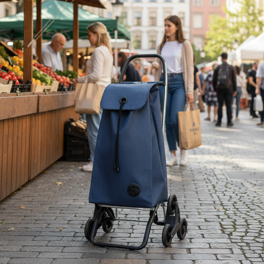 Carrito de Compras I-Max Tweed 6 Ruedas Sube Escaleras Rolser