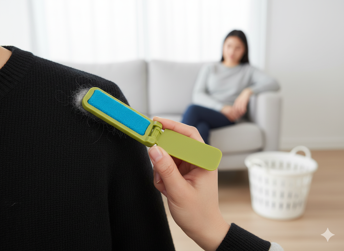 Cepillo Quita Pelusa de Viaje Verde Honey Can Do