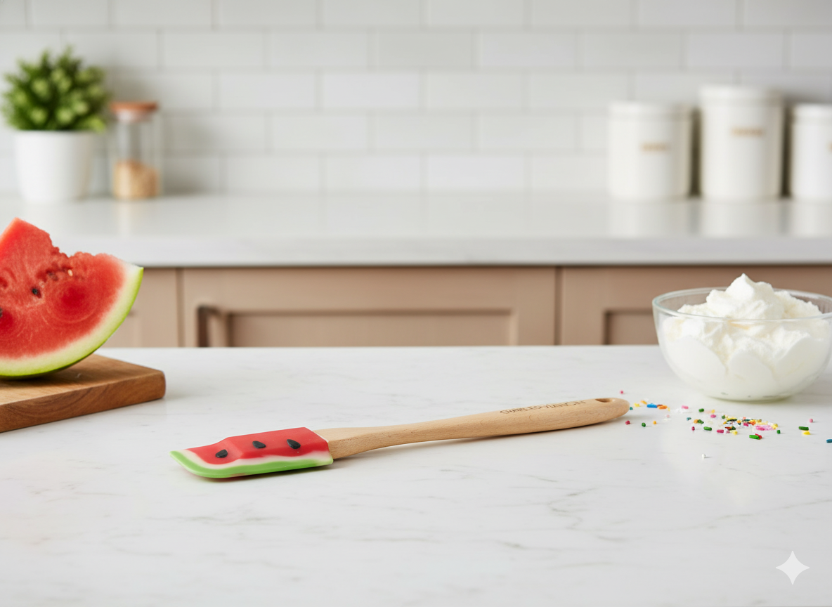 Espátula Mediana Silicona Diseño Sandía Charles Viancin