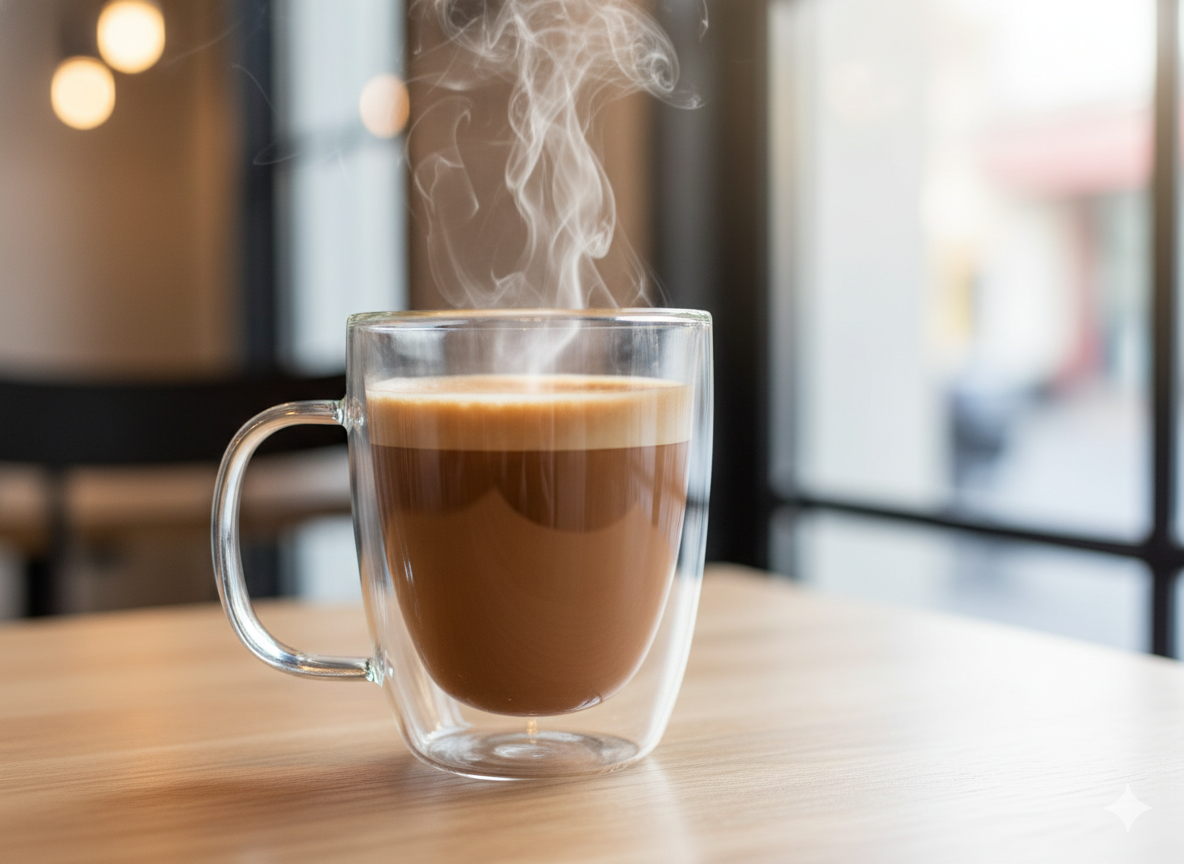 Taza de Cristal Doble Pared 350 ml Nerthus