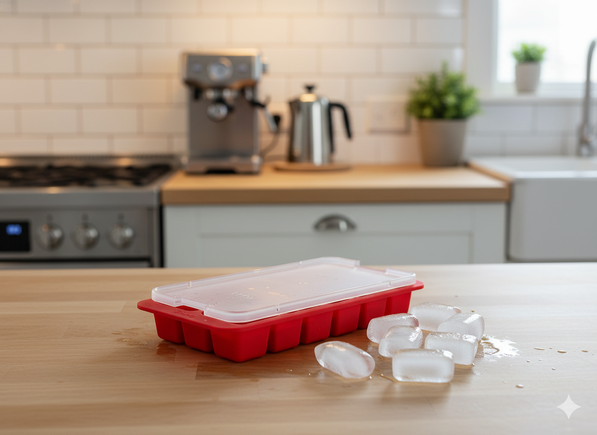 Bandeja Hielo Gourmet Rectangular con Tapa Lékué