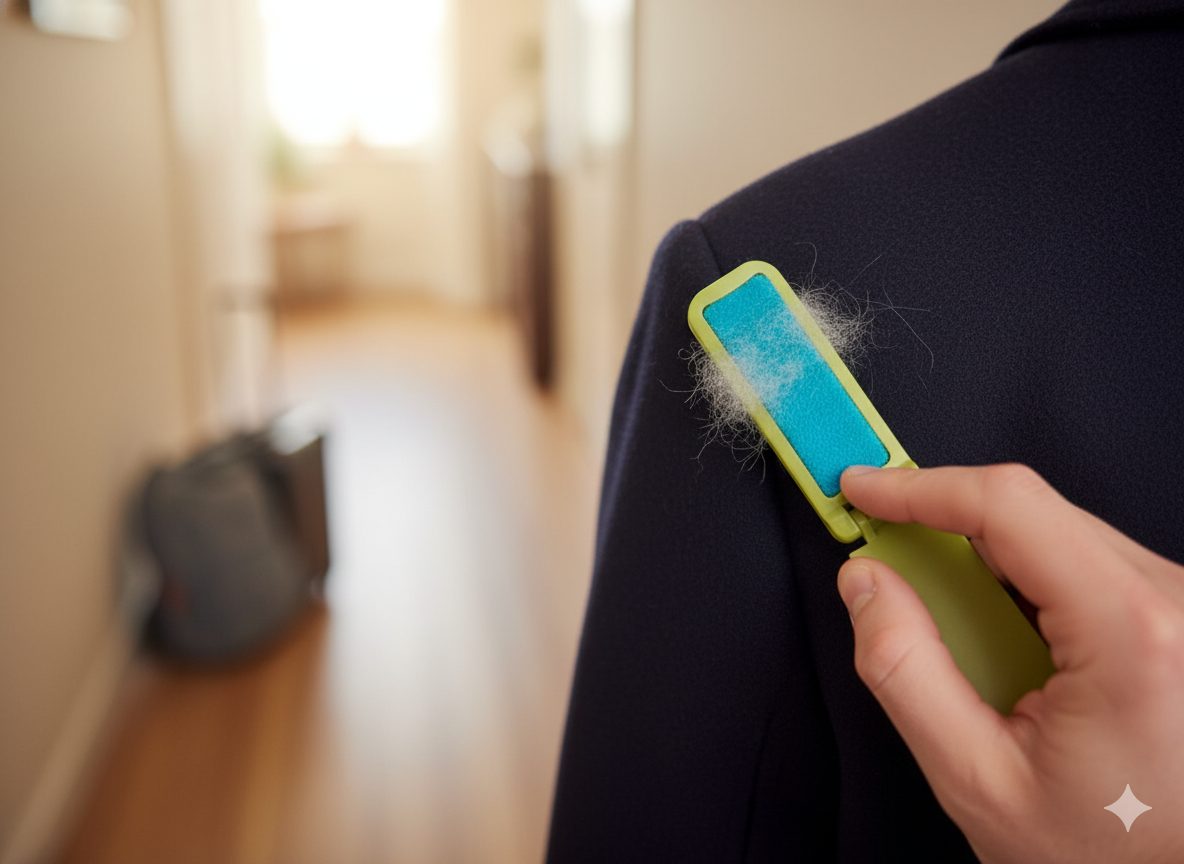 Cepillo Quita Pelusa de Viaje Verde Honey Can Do