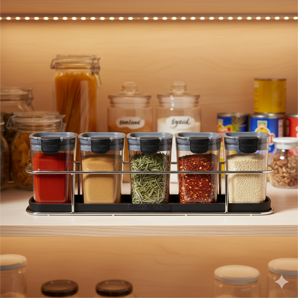 Rack con 6 Especieros ProKeeper+ Progressive