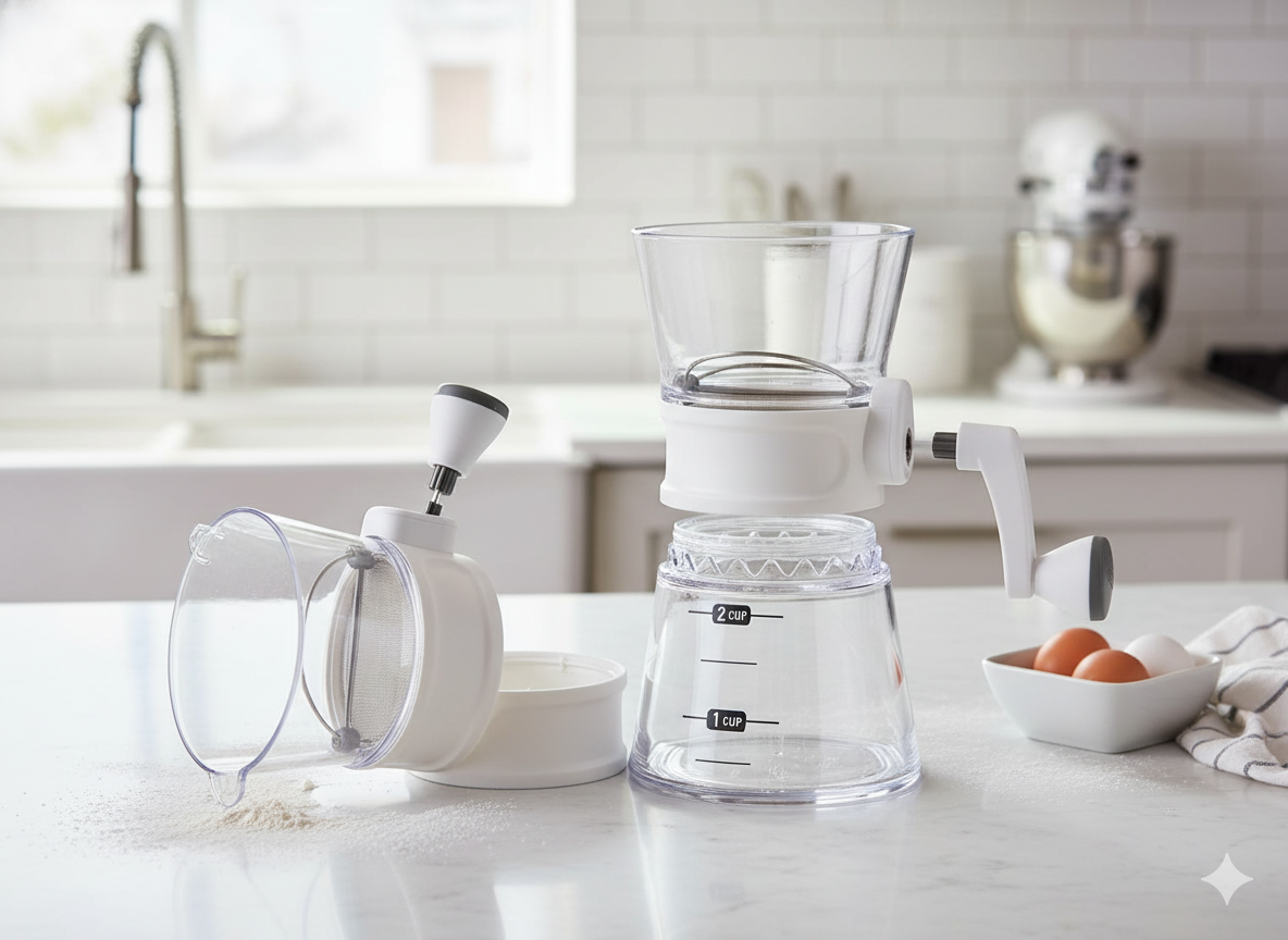 Cernidor Harina 1 y 2 Tazas Progressive