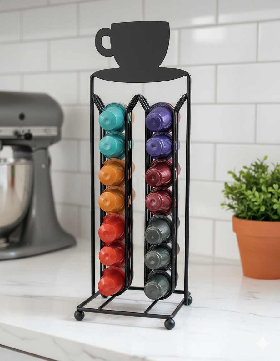 Rack de Taza para 28 Cápsulas Café Nespresso Nerthus