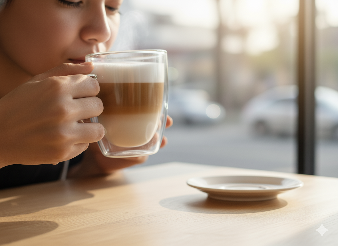 Taza de Cristal Doble Pared 350 ml Nerthus