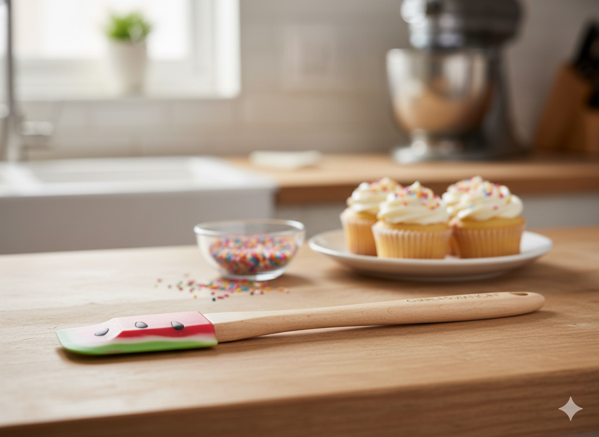 Espátula Chica Silicona Diseño Sandía Charles Viancin