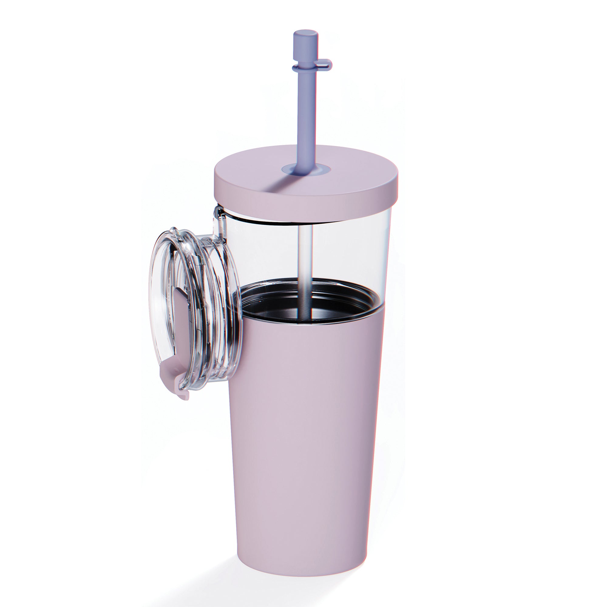 Vaso Termo 2 en 1 Acero Inoxidable Marina Rosa 845ml/520ml Asobu