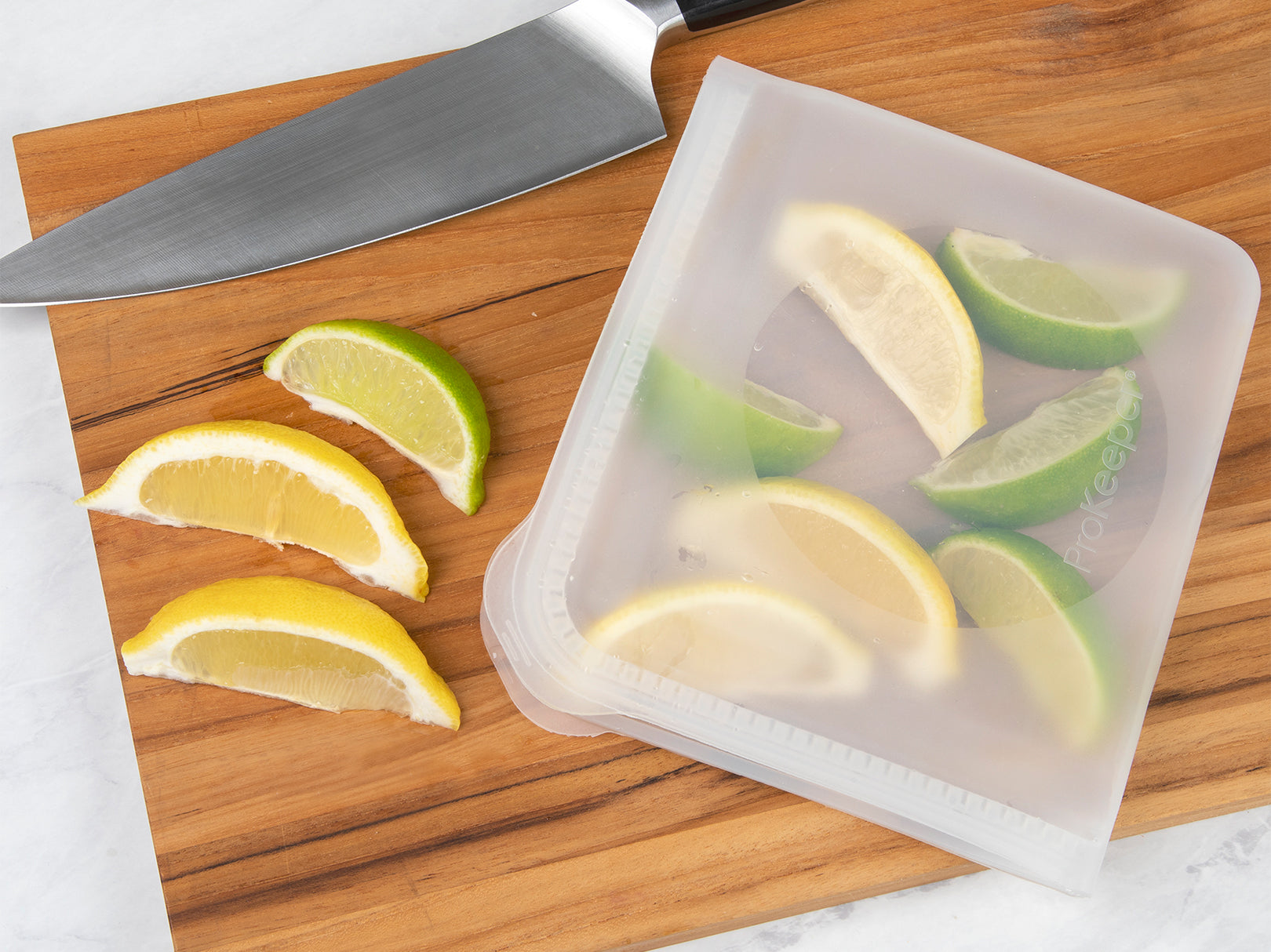 Bolsa de Silicona para Sandwich 710 ml Blanca Prokeeper Progressive