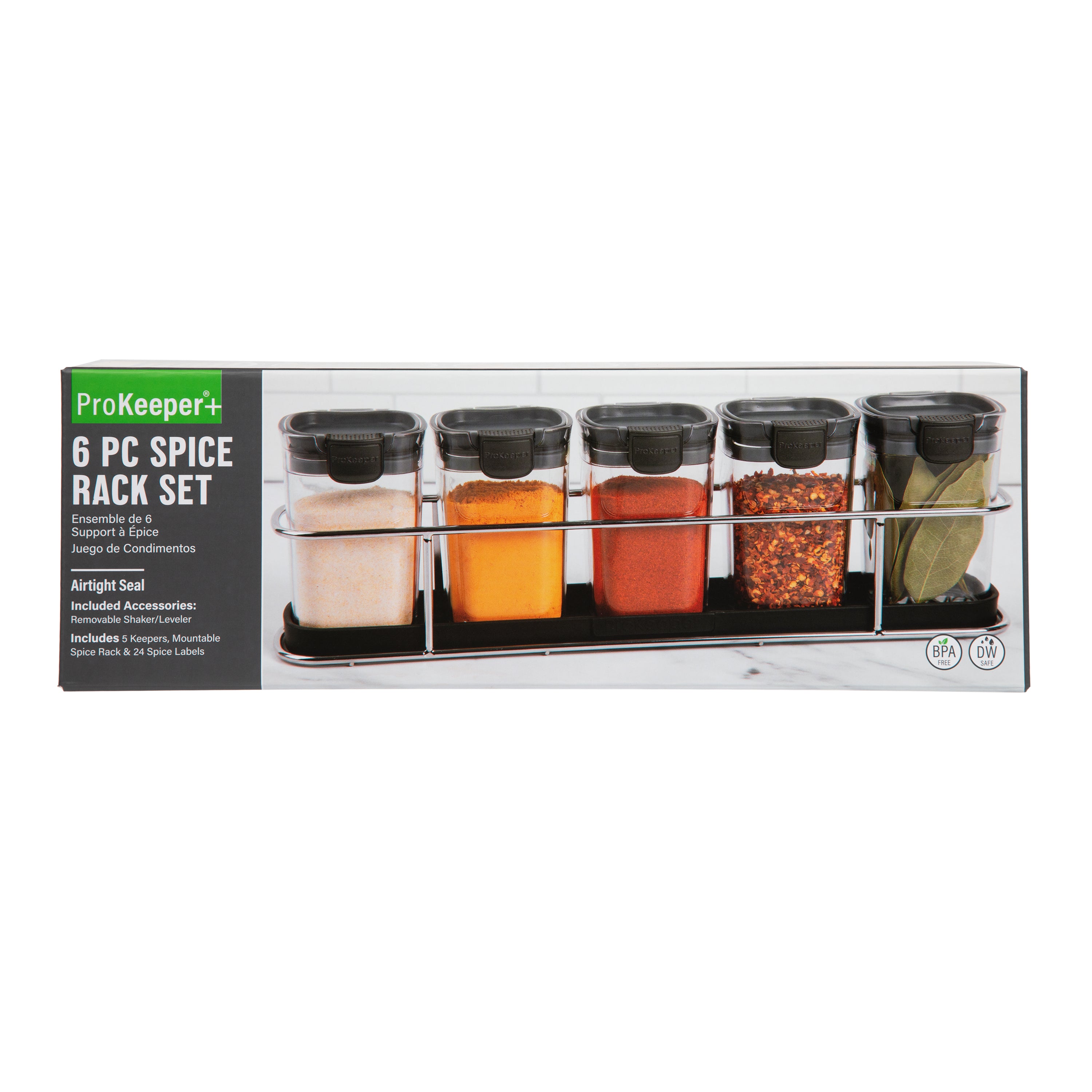 Rack con 6 Especieros ProKeeper+ Progressive
