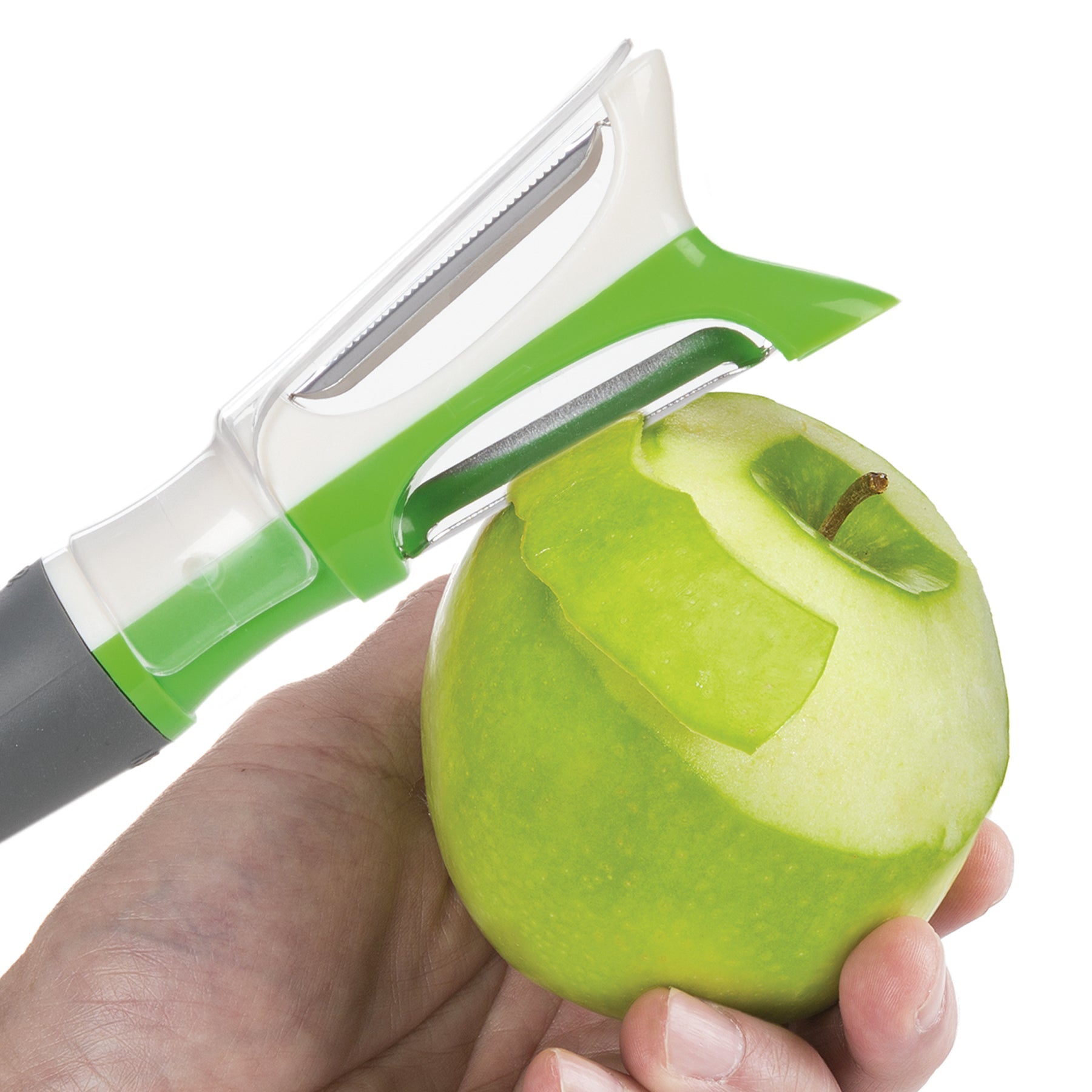 Pelador Dual Policarbonato y Acero Inoxidable 2 en 1  Progressive