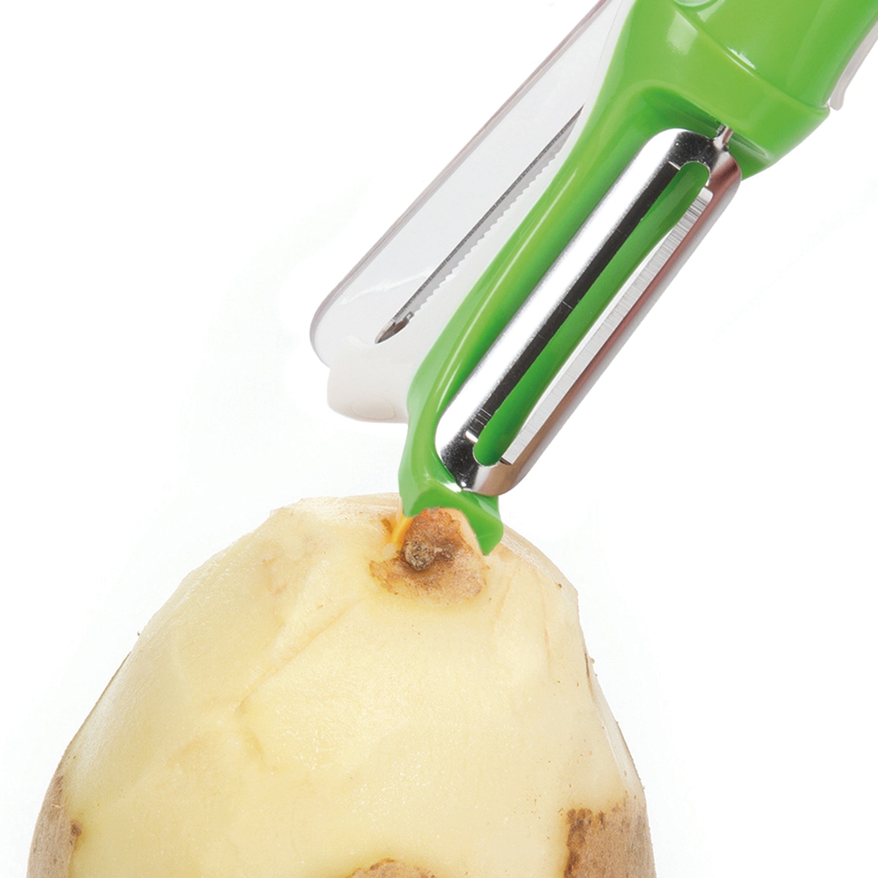 Pelador Dual Policarbonato y Acero Inoxidable 2 en 1  Progressive