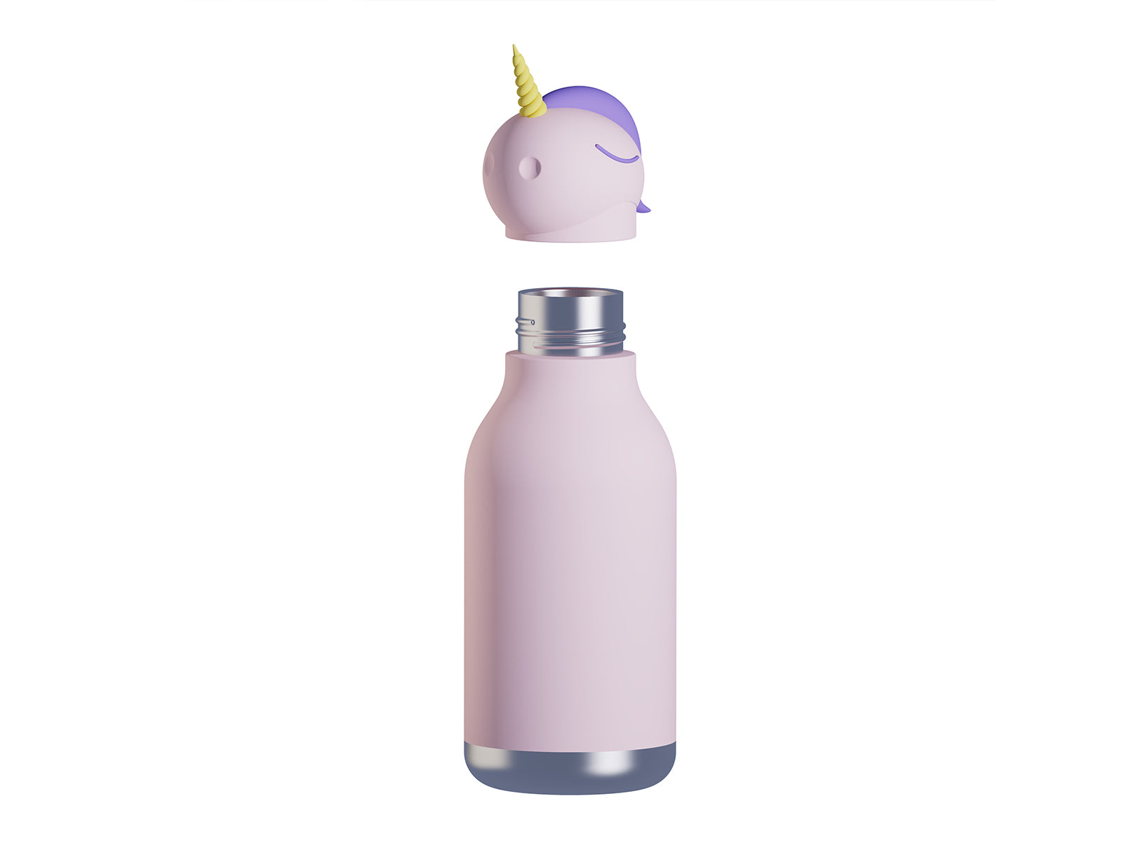 Botella para Agua de Acero Inoxidable Unicornio Beastie 460ml Asobu