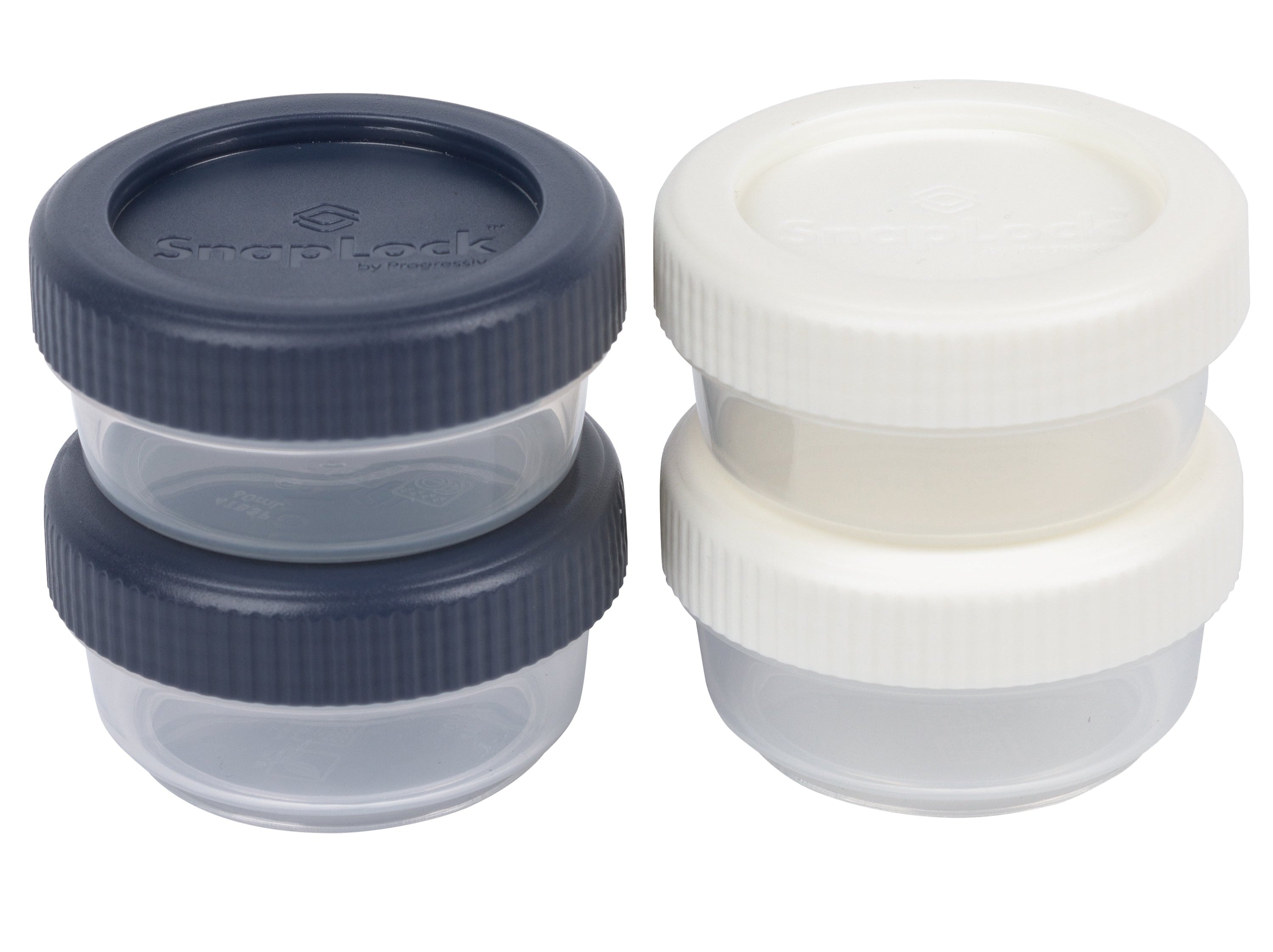 4 Mini Contenedores 60 ml SnapLock Progressive