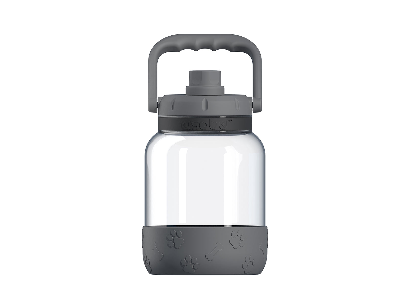 Botella de Agua y Cuenco para Mascotas Gris 1 L Barkley Asobu