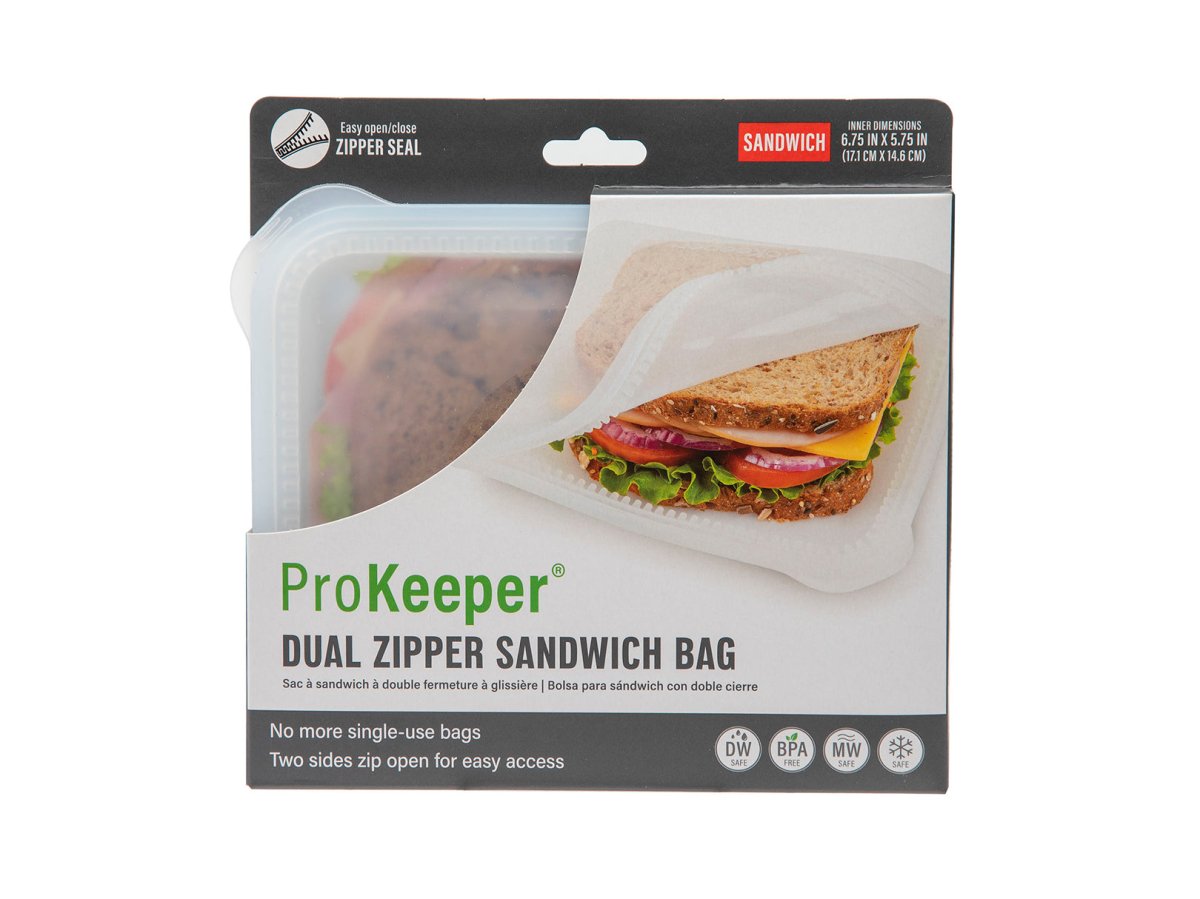 Bolsa de Silicona para Sandwich 710 ml Blanca Prokeeper Progressive - shop_name