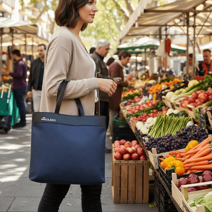 Bolsa Para Mandado Rolser B Bag Tweed Gris - shop_name