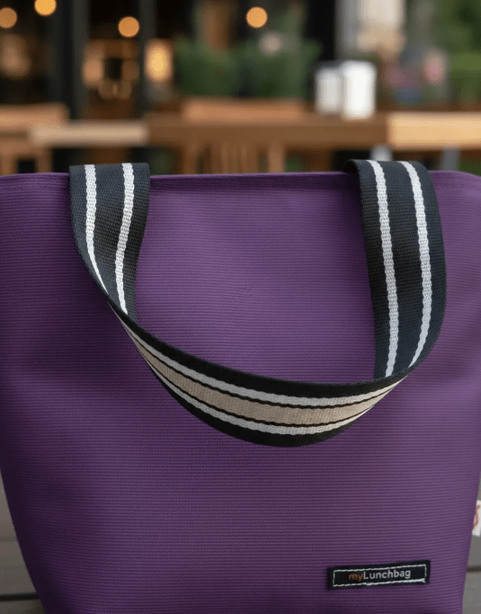 Bolsa Tote Lunchbag Iris En Poliéster Púrpura - shop_name