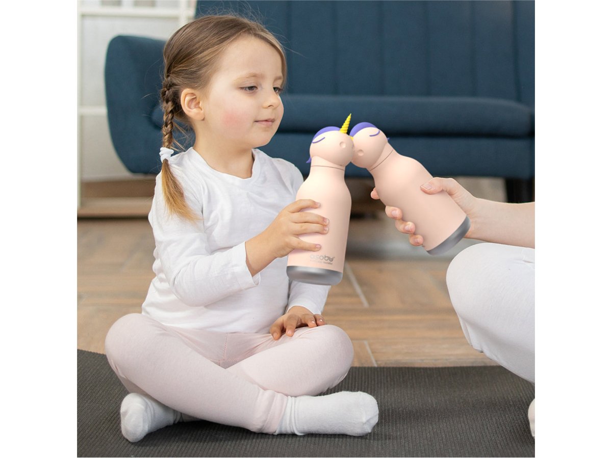 Botella para Agua de Acero Inoxidable Unicornio Beastie 460ml Asobu - shop_name