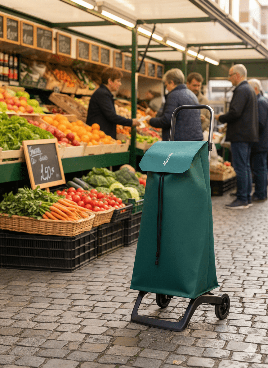 Carrito de Compra Jet, Ligero y Funcional Verde Rolser - shop_name