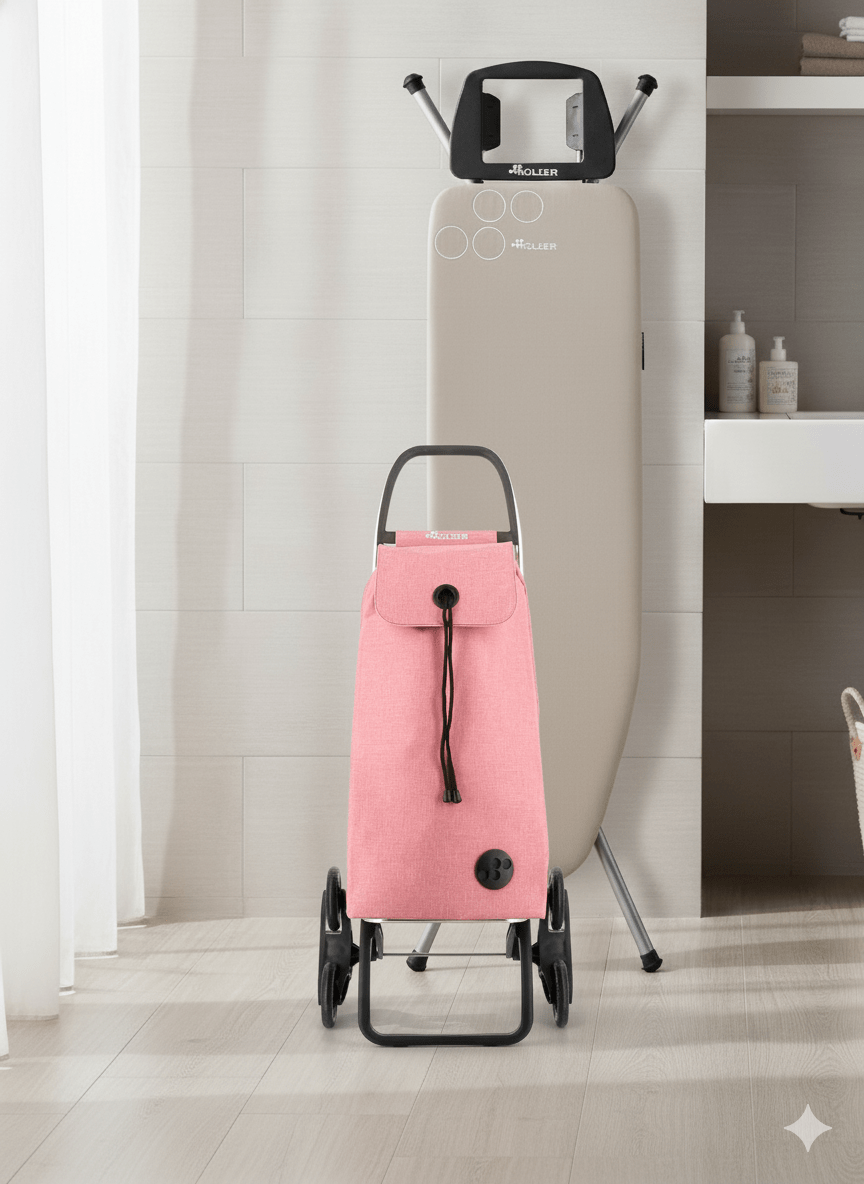Carrito de Compras IMX383 Tweed 6 Rosa Rolser - shop_name