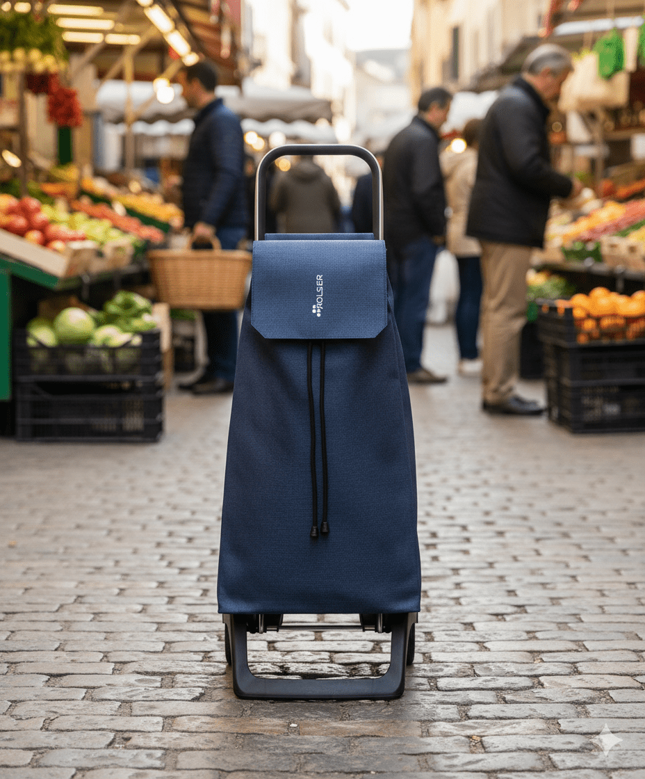 Carrito de Compras Jet 038 Tweed 2 Azul Marino Rolser - shop_name