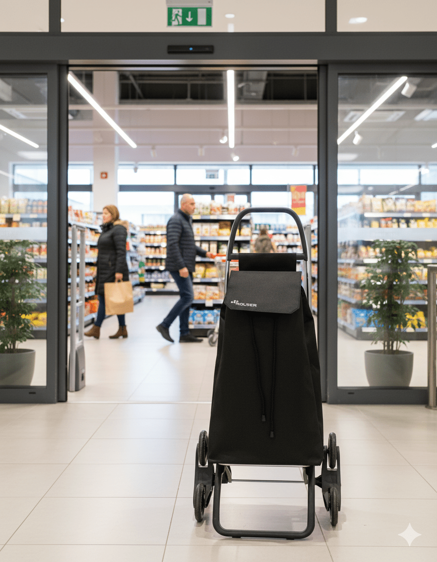 Carrito de Compras SAQ057 Sube Escaleras 6 Ruedas Rolser - shop_name