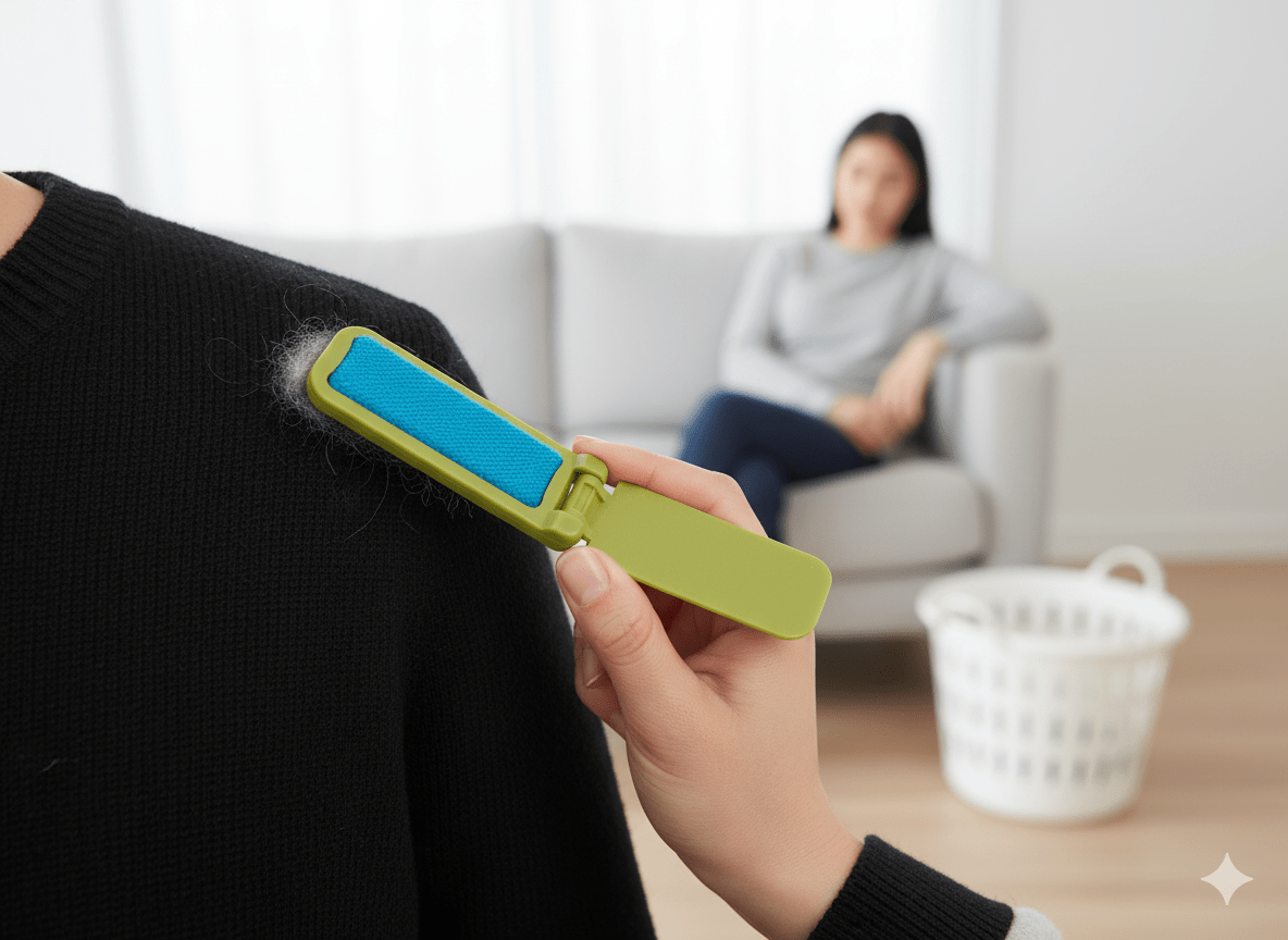 Cepillo Quita Pelusa de Viaje Verde Honey Can Do - shop_name