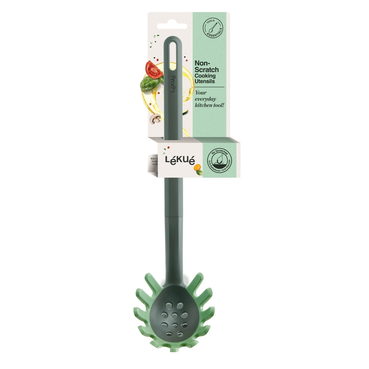 Cuchara para Pasta Policarbonato y Silicona Platino Lékué - shop_name