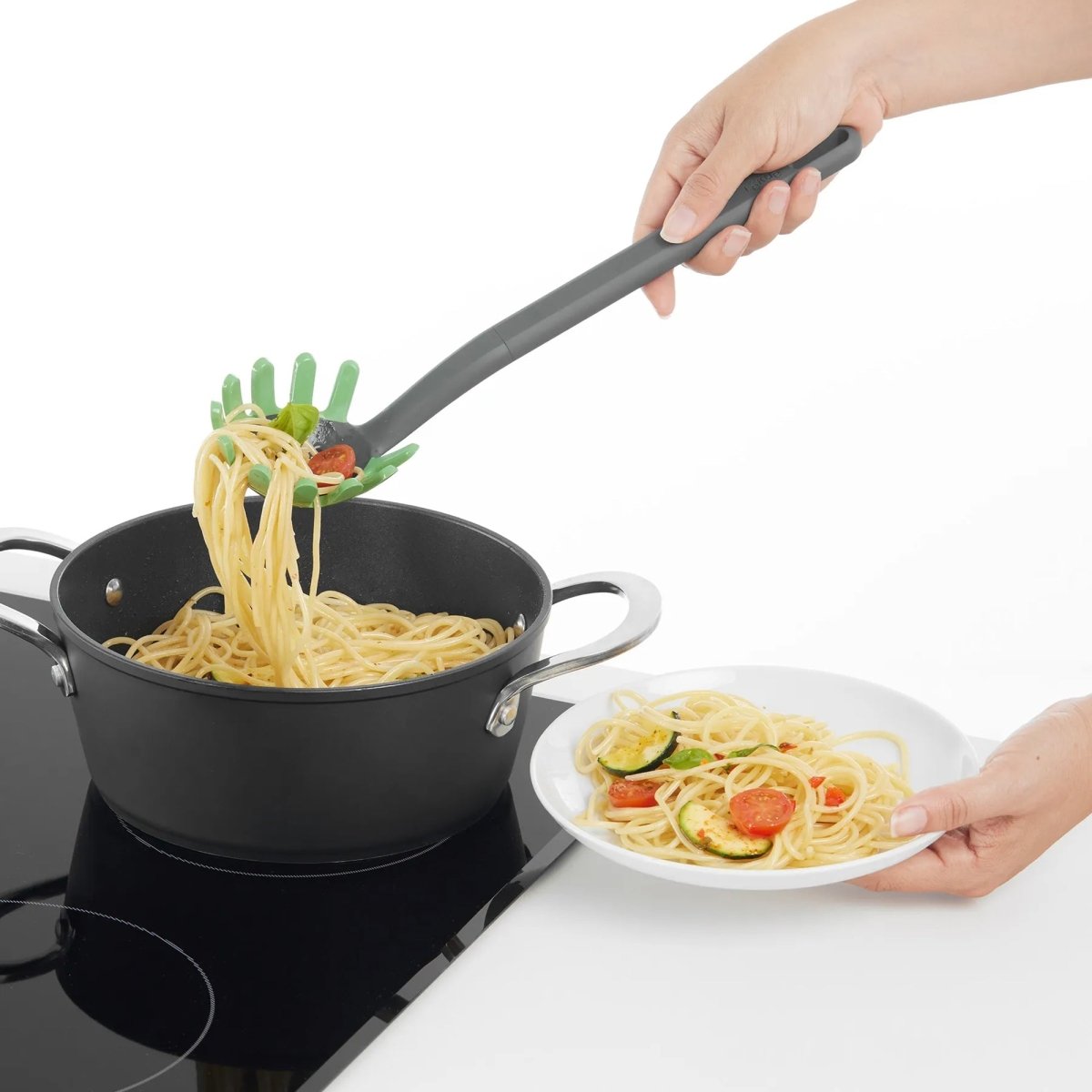 Cuchara para Pasta Policarbonato y Silicona Platino Lékué - shop_name