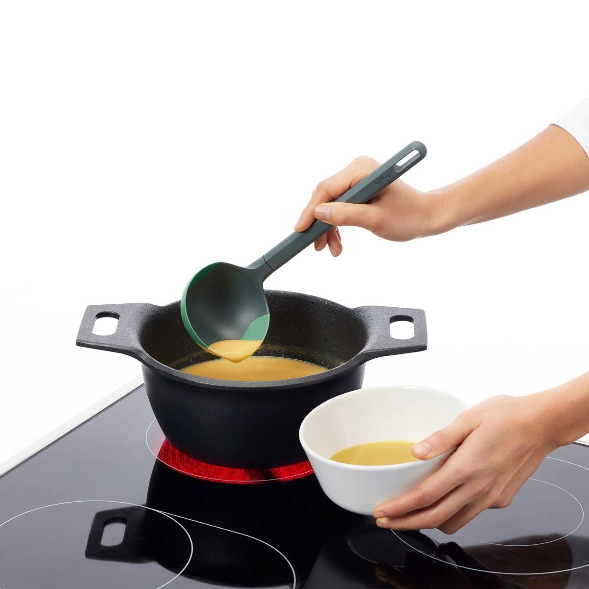 Cucharón de Cocina Policarbonato y Silicón Platino Lékué - shop_name