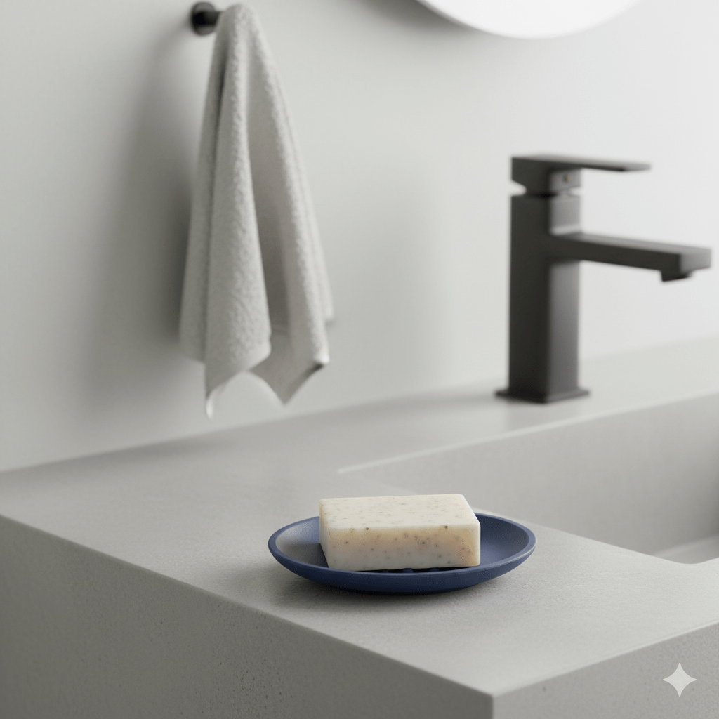 Jabonera para Baño Policarbonato Belize Azul Sttelli - shop_name