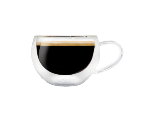 Set de 2 Tazas de Cristal Doble Pared 200 ml – Nerthus