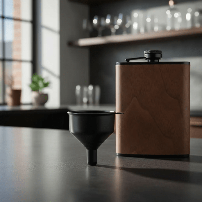Licorera de Acero con Madera 236ml Vin Bouquet - shop_name
