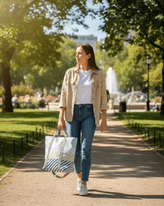 Lonchera On The Go Fluor Turquesa Printin Iris - shop_name