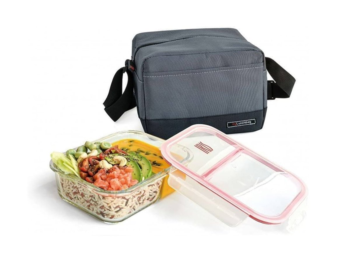 Lonchera Reutilizable Lunchbag 3.5 L Gris Térmica, Compacta y Ecológica Iris Barcelona - shop_name
