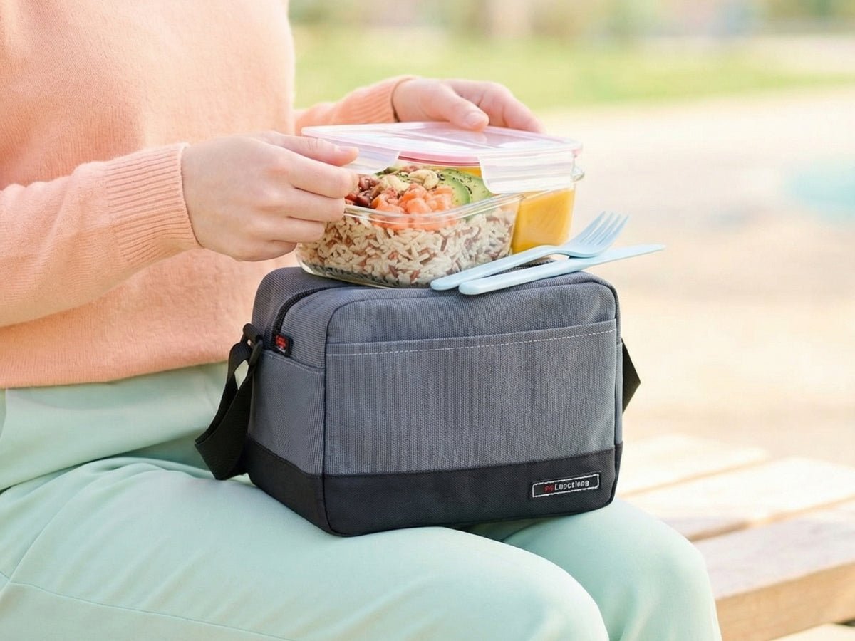 Lonchera Reutilizable Lunchbag 3.5 L Gris Térmica, Compacta y Ecológica Iris Barcelona - shop_name