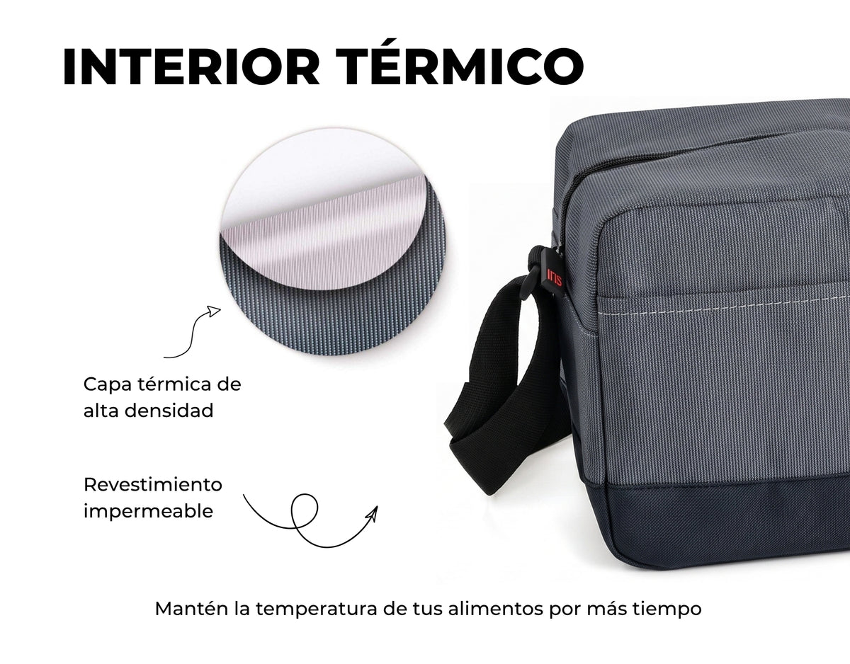 Lonchera Térmica 3.5 L con Contenedor de Vidrio Hermético 950 ml – Iris Barcelona