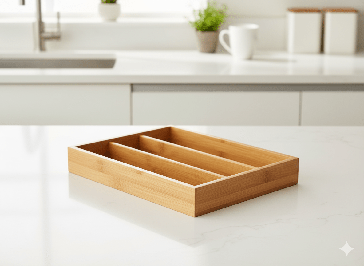 Organizador para Cubiertos de Bambú Honey Can Do - shop_name