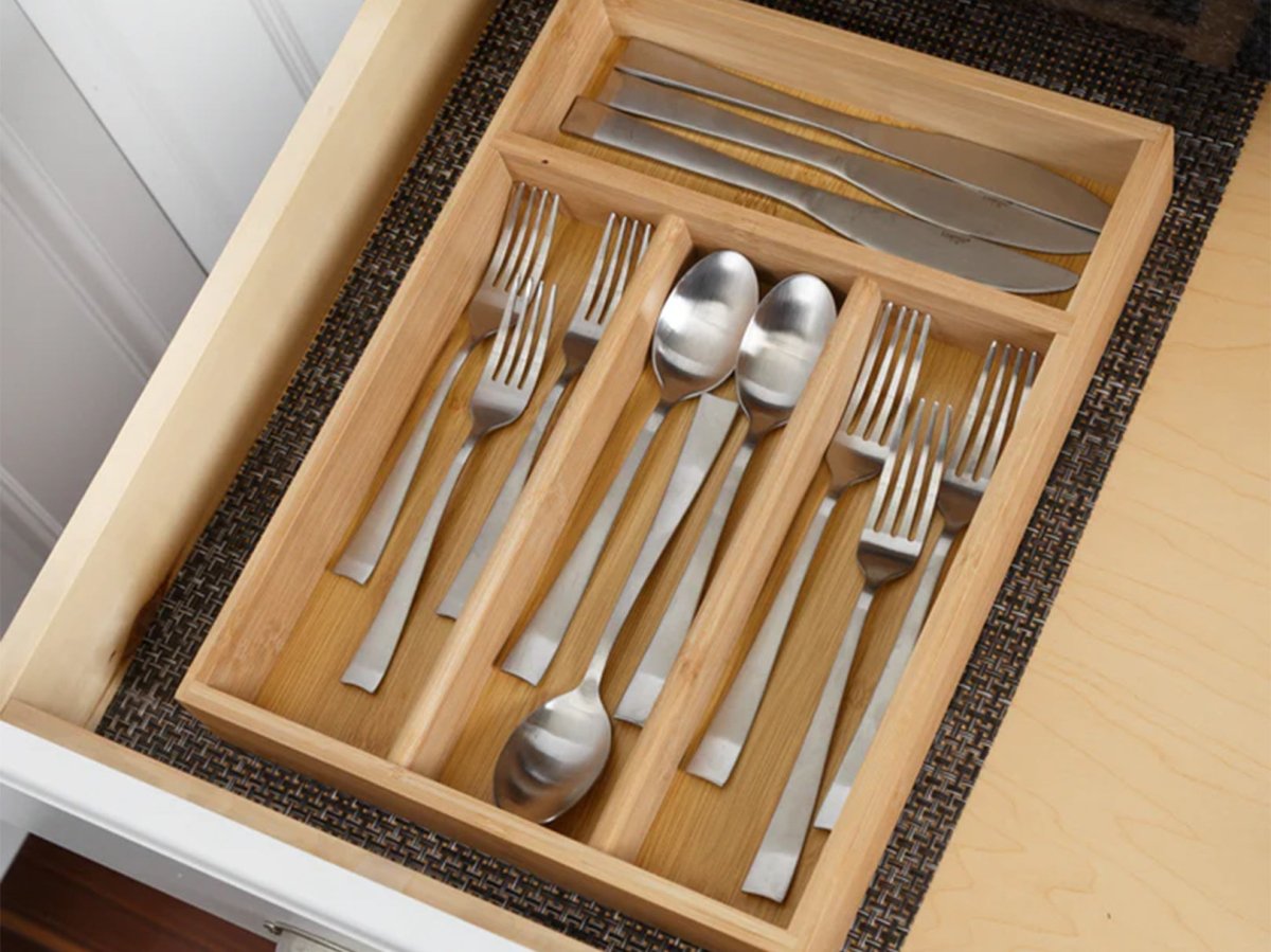 Organizador para Cubiertos de Bambú Honey Can Do - shop_name