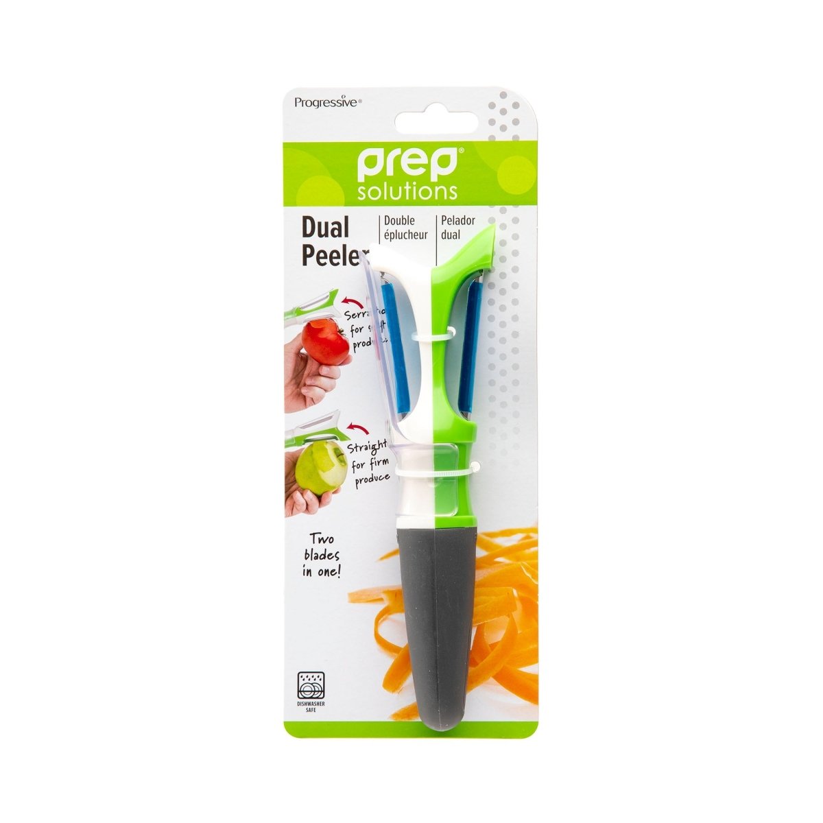 Pelador Dual Policarbonato y Acero Inoxidable 2 en 1 Progressive - shop_name