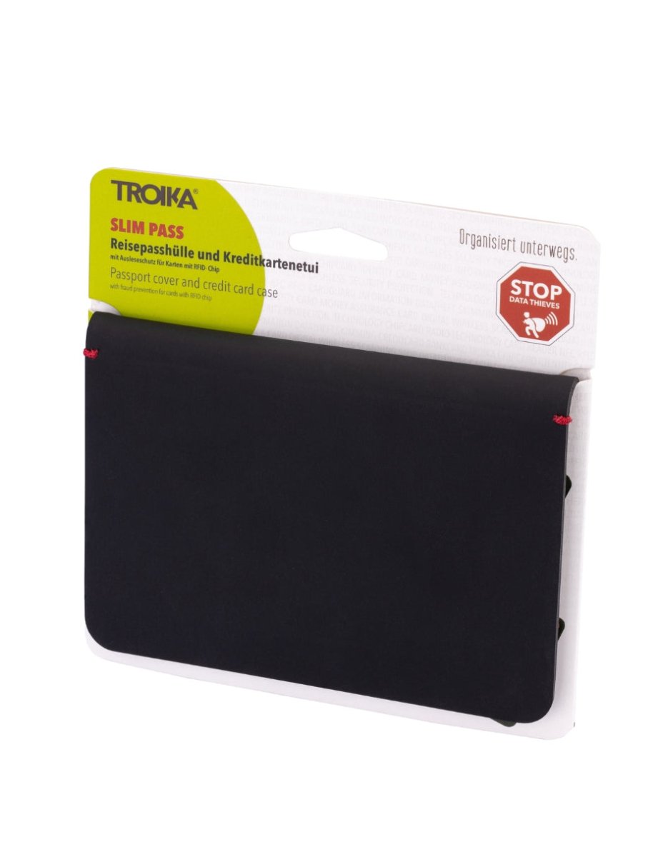 PORTA PASAPORTE TROIKA, NEGRO - shop_name
