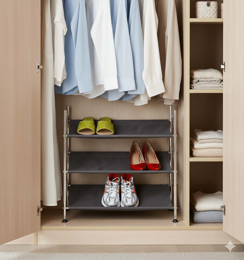 Rack de Lona para Zapatos 3 Niveles Honey Can Do - shop_name