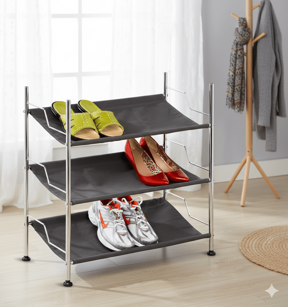 Rack de Lona para Zapatos 3 Niveles Honey Can Do - shop_name