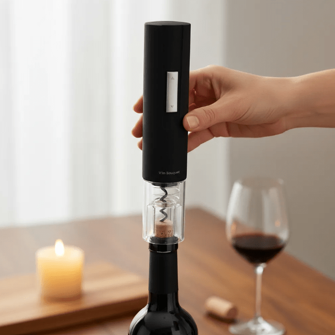 Sacacorchos Eléctrico Inalámbrico con Descapsulador Vin Bouquet - shop_name