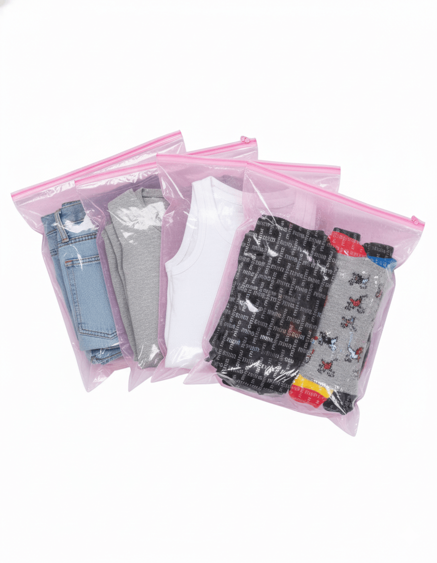 SET BOLSA ORGANIZADORA VIAJE MYTAGALONGS, ROSA - shop_name