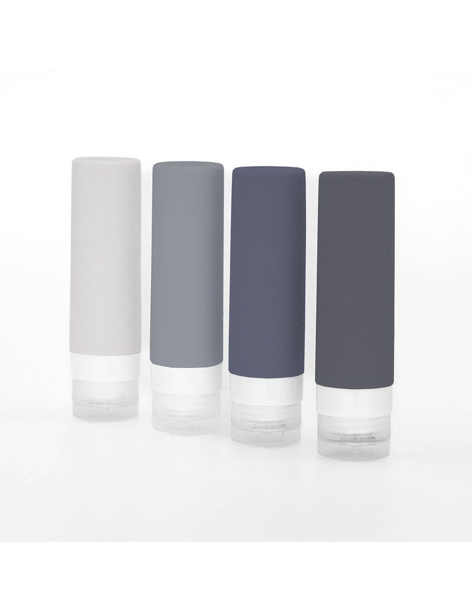 SET BOTELLA VIAJE MYTAGALONGS, 118 ML, GRIS - shop_name